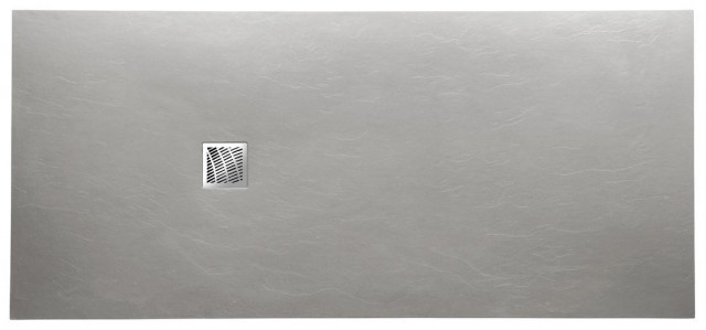 Gelco MITIA sprchová vanička z litého mramoru, obdélník 160x90cm, šedá
