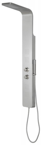 Sapho PRESTIGE termostatický sprchový panel 200x1400 mm, nerez mat