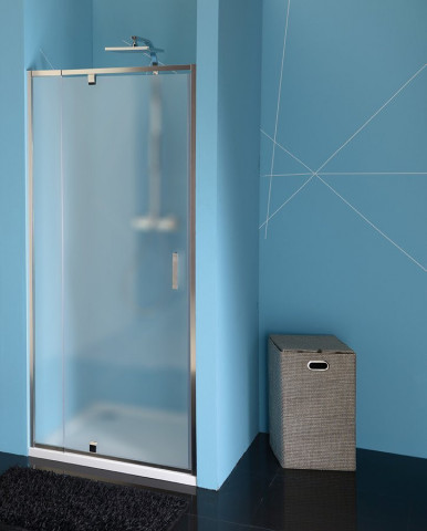 Polysan EASY sprchové dveře otočné 880-1020mm, sklo BRICK