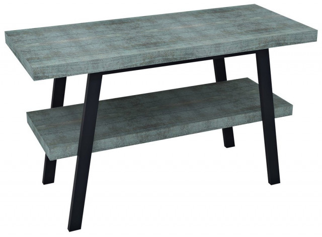 Sapho TWIGA umyvadlový stolek 110x72x50 cm, černá mat/aquamarine