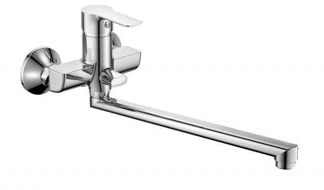 Bruckner BARON nástěnná umyvadlová/vanová baterie, rozteč 100mm, chrom