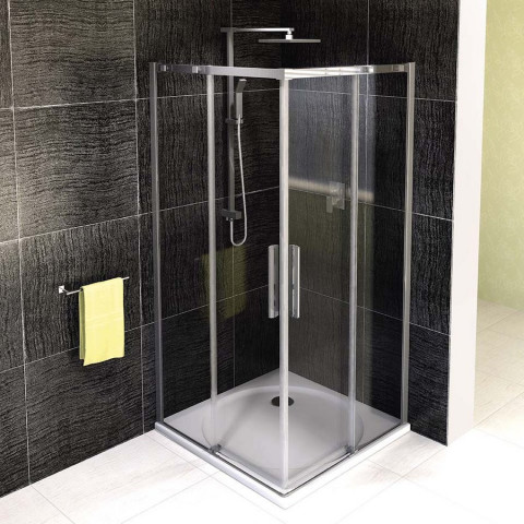 Polysan ALTIS čtvercový sprchový kout 900x900 mm, rohový vstup, čiré sklo