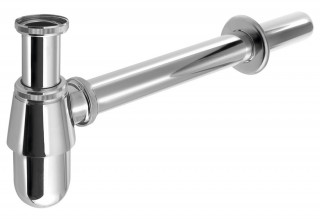 Bruckner Umyvadlový sifon 5/4", DN32, nízký, chrom