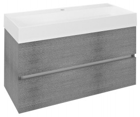 Sapho ODETTA umyvadlová skříňka 95x50x43,5cm, dub stříbrný