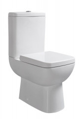 Ege Vitrifiye TYANA SHORT WC kombi s nádržkou, splach. mech., zadní odpad, bílá