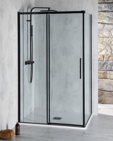 Polysan ALTIS BLACK obdélníkový sprchový kout 1200x900 mm, L/P varianta