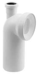 Bruckner Koleno s přípojkou 90 dopojení k WC, 110mm