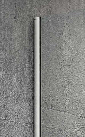 Gelco VARIO CHROME jednodílná sprchová zástěna k instalaci ke stěně, kouřové sklo, 1400 mm