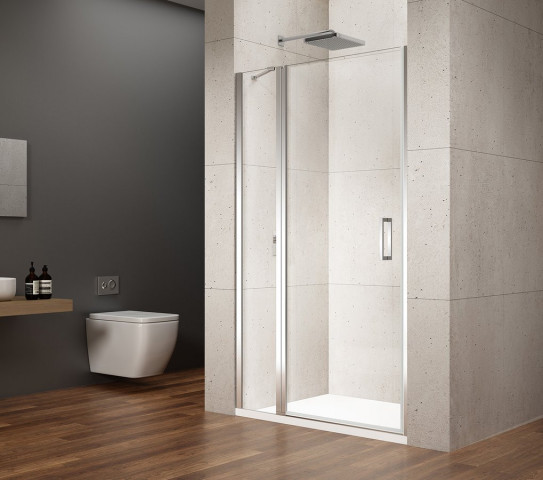 Gelco LORO sprchové dveře s pevnou částí 1000mm, čiré sklo