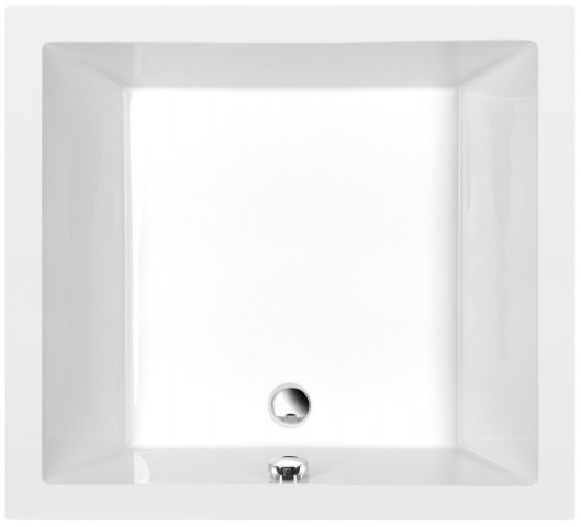 Polysan DEEP hluboká sprchová vanička s konstrukcí, obdélník 100x90x26cm, bílá