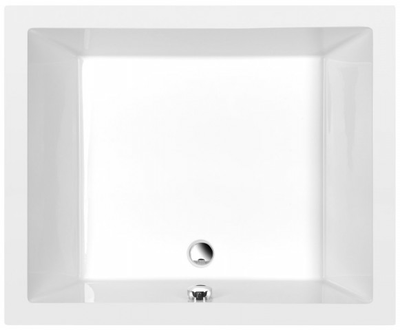Polysan DEEP hluboká sprchová vanička s konstrukcí, obdélník 110x90x26cm, bílá