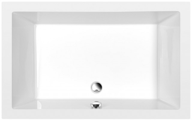 Polysan DEEP hluboká sprchová vanička s konstrukcí, obdélník 120x75x26cm, bílá