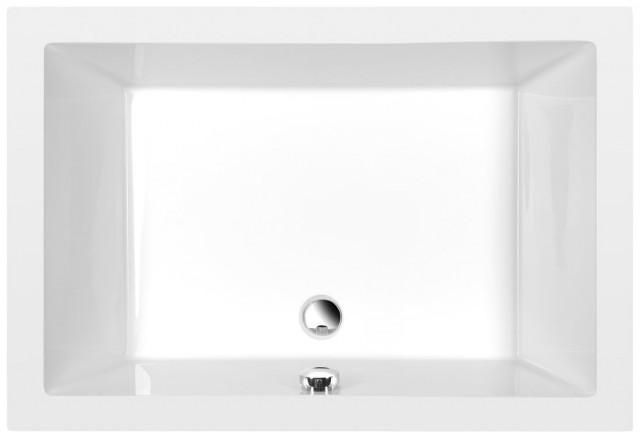 Polysan DEEP hluboká sprchová vanička s konstrukcí, obdélník 110x75x26cm, bílá