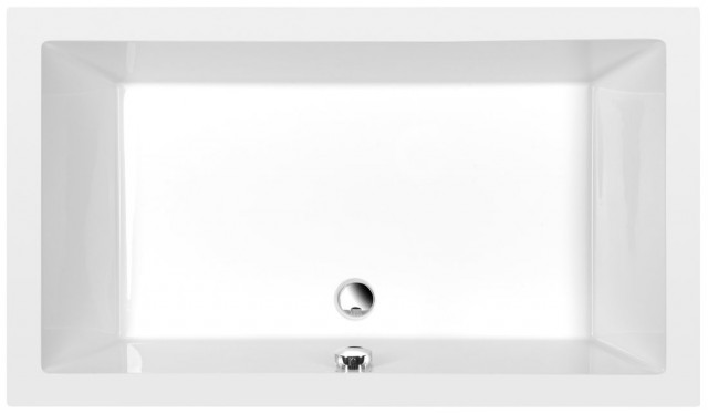 Polysan DEEP hluboká sprchová vanička s konstrukcí, obdélník 130x75x26cm, bílá