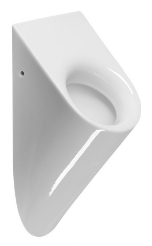 GSI PURA urinál se zakrytým přívodem vody, 25x61cm, bílá ExtraGlaze