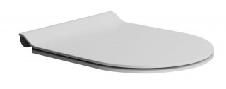 GSI WC sedátko, SLIM, Soft Close, Quick Release, bílá mat/chrom