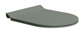 GSI PURA WC sedátko, SLIM, Soft Close, Quick Release, agave mat/chrom