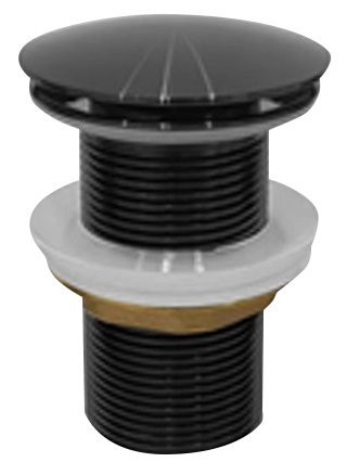 Sapho AURUM umyvadlová výpust 5/4“, click-clack, gun metal