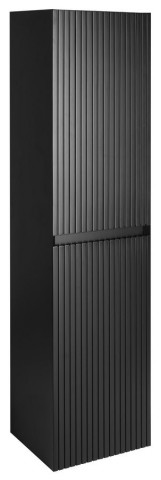Sapho FILENA vysoká skříňka 35x140x30cm, černá mat strip