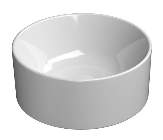 GSI KUBE X keramické umývátko na desku, průměr 32cm, bílá ExtraGlaze