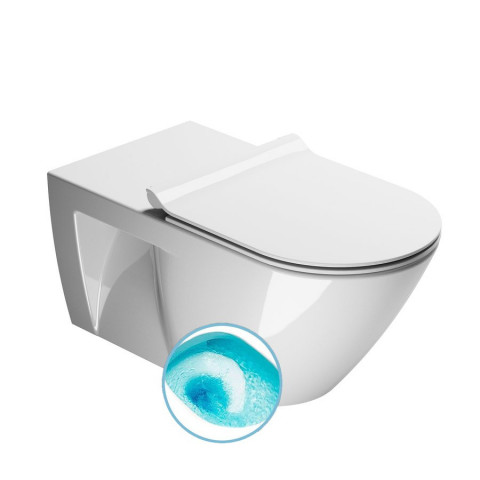 GSI COMMUNITY závěsná WC mísa, Swirlflush, 36x70cm, bílá ExtraGlaze