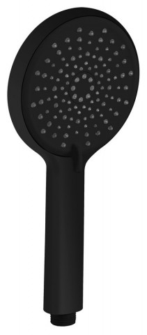 Sapho Ruční masážní sprcha, 3 režimy sprchování + režim oplach, silikon trysky, průměr 120mm, ABS/černá mat