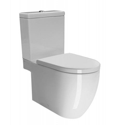 GSI PURA WC kombi, spodní/zadní odpad, bílá ExtraGlaze