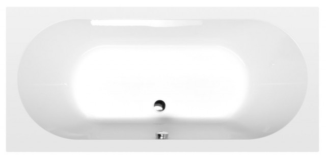 Aqualine JIZERA vana 170x80x39cm, bílá