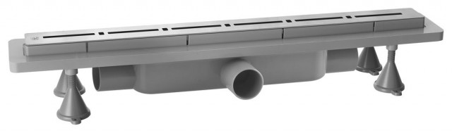 Omp Tea RENOVA ECO LINE podlahový žlab s nerezovým roštem, L-940, DN40