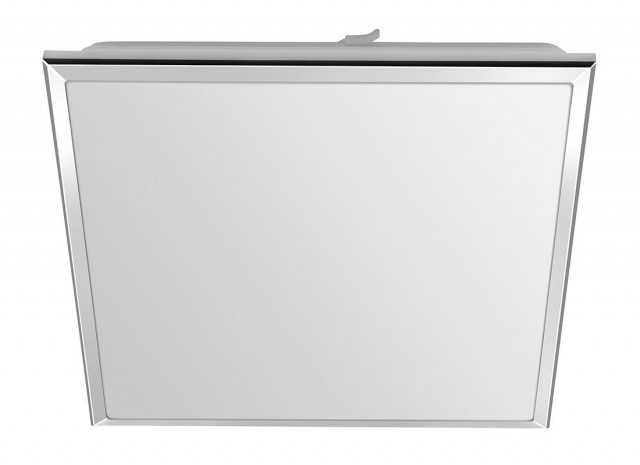 Sapho SILVER stropní LED svítidlo 28x28cm, 10W, 230V, 3000K/4000K/6500K, IP44, chrom