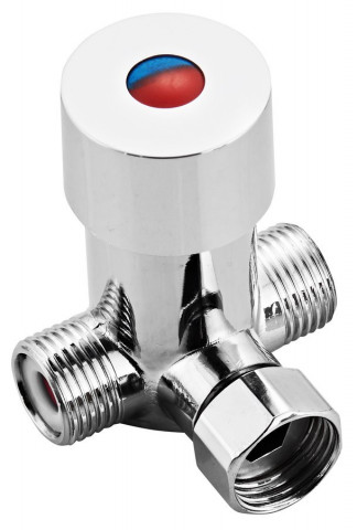 Bruckner Regulátor teploty vody pro stojánkové ventily 1/2", chrom
