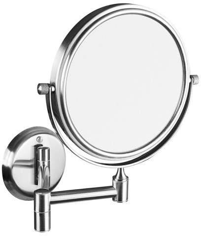 Sapho Kosmetické zrcátko závěsné, Ø 140mm, oboustranné, chrom