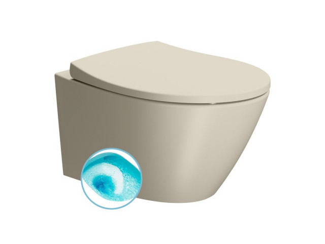 GSI MODO závěsná WC mísa, Swirlflush, 37x52cm, creta dual-mat