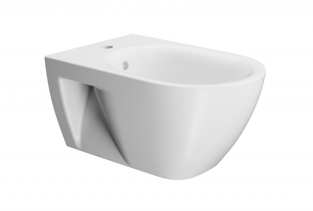GSI PURA ECO bidet závěsný, 36x55cm, bílá mat