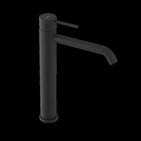 Sapho ULTRAMIX stojánková umyvadlová baterie vysoká, prodloužená hubice, černá mat
