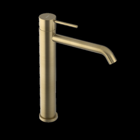 Sapho ULTRAMIX stojánková umyvadlová baterie vysoká, prodloužená hubice, zlato mat