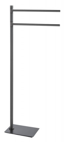 Gedy TRILLY stojan na ručníky, hranatý, gun metal