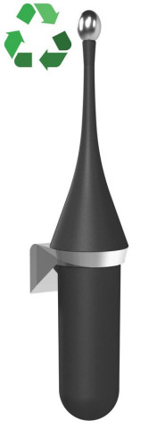 MARPLAST ECOLORED WC štětka závěsná, ABS, Soft Touch, černá mat