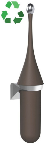 MARPLAST ECOLORED WC štětka závěsná, ABS, Soft Touch, hnědá