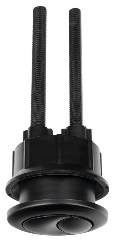 Sapho Tlačítko DUAL 49mm, černá mat