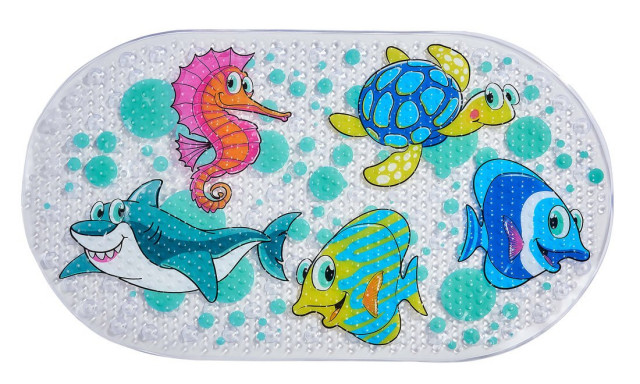 Aqualine SEA podložka do vany, 69x39cm, s protiskluzem, PVC, multi color