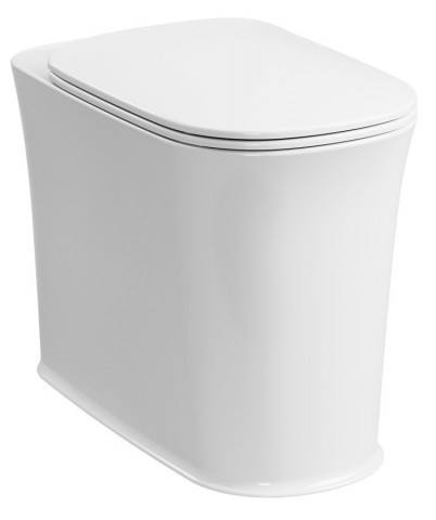 Kerasan THE NEW YORKER WC mísa stojící, 36,5x60cm, spodní/zadní odpad, bílá