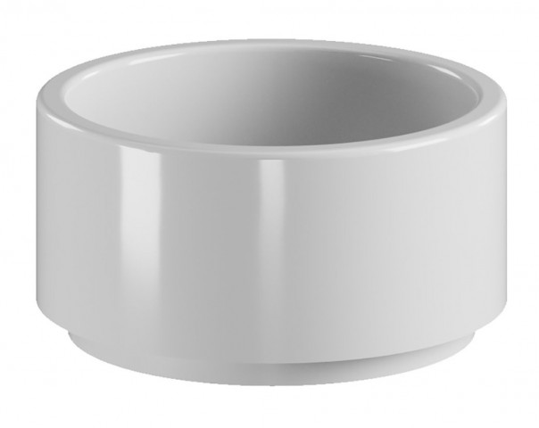 Kerasan OKE keramické umyvadlo na desku, Ø 30cm, bílá