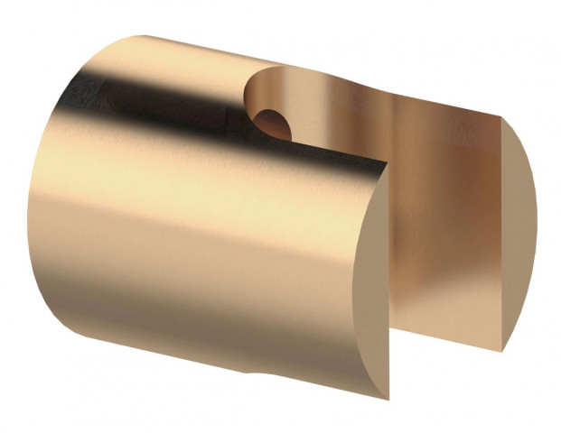 Sapho Držák sprchy kulatý, pevný, zlato mat