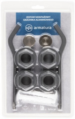 Komplet příslušenství k radiátoru GRAPHIT boční připojení