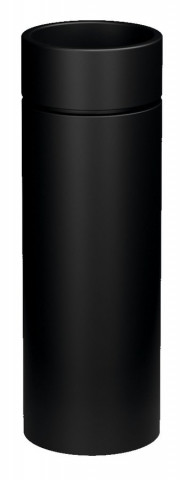 Kerasan OKE keramické umyvadlo volně stojící, průměr 30x88,5cm, černá mat