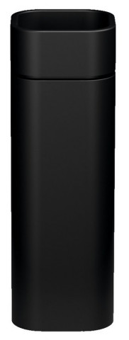 Kerasan HAKO keramické umyvadlo volně stojící, 30x88,5x30cm, černá mat