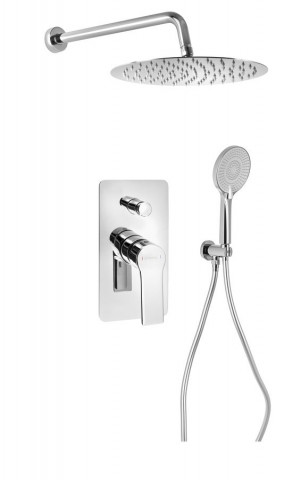 Sapho PAX podomítkový sprchový set s pákovou baterií, 2 výstupy, chrom