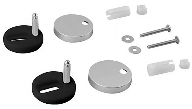 Aqualine Sada 2 úchytů WC sedátka (PB105WR)