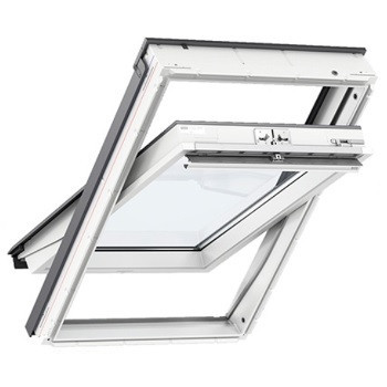 Střešní okno VELUX GLU 0051 MK04 78X98, bílé, dvojsklo